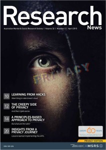 Research News, April 2015 Front Cover